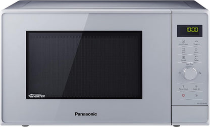 NN-GD36HMSUG | Four Micro-Ondes Gril 2 En 1, 23 L, Technologie Inverter, Gril Quartz 1000 W, Micro-Ondes 1000 W, Moule Vapeur, 17 Programmes, Plateau Tournant 28,5 Cm, Argent – Version FR