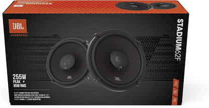 Stadium 62F 6.5 in / 16.5 Cm Haut-Parleur Coaxial 2 Voies Voiture | 85 W RMS / 255 W Max, 93 Db, 3 Ohm, 45 Hz-40 Khz Hi-Res - Woofer Fibre De Verre plus One - Tweeter Dôme Textile Edge-Driven