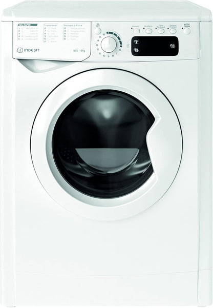 EWDE 861483 W IT N - Lave-Linge 8 Kg Charge Avant, Libre Installation. Centrifugeuse 1400 Tours Par Minute. Largeur 59,5 Cm, Profondeur 53,5 Cm, Hauteur 85 Cm, Classe Énergétique D, Blanc