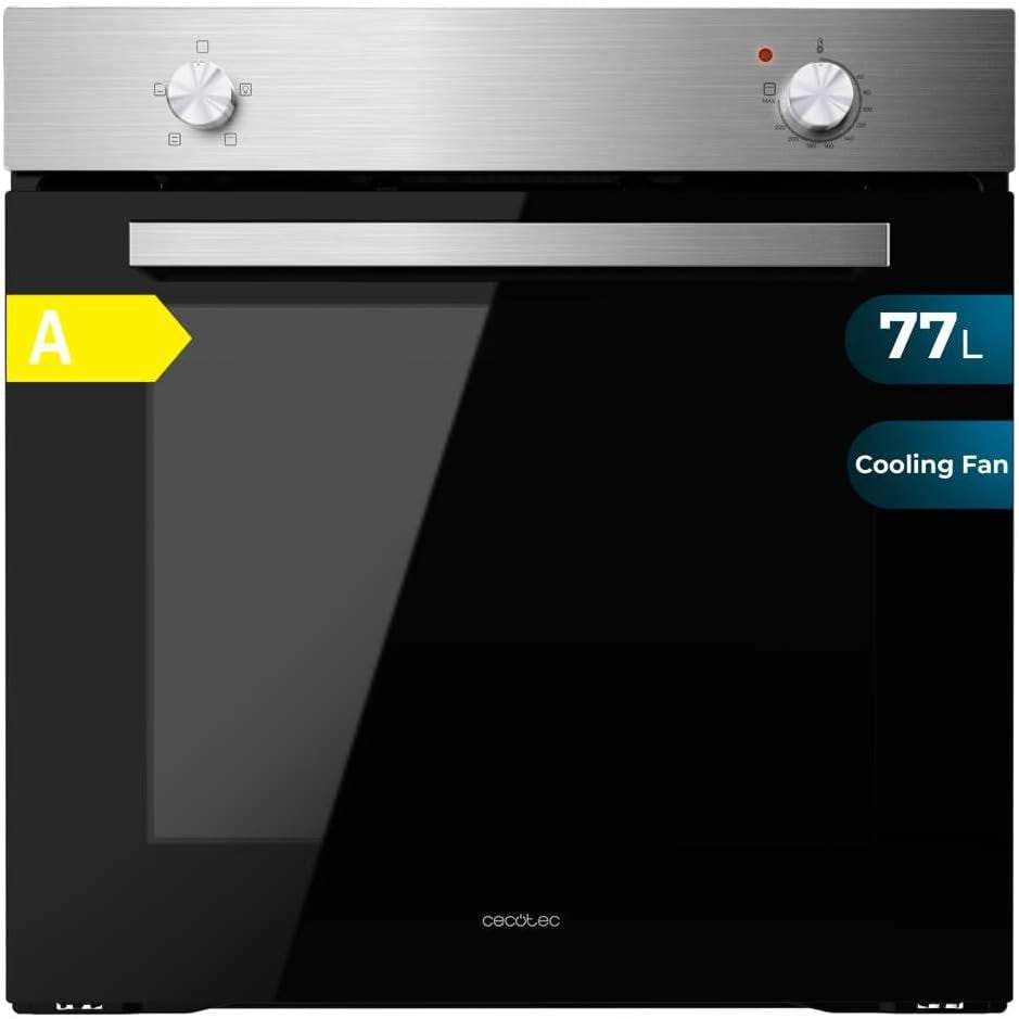 Four Encastrable Bolero Hexa C126000 Inox A. 2800 W, Capacité De 77 L, 4 Fonctions, Steam Assist, Steam Easyclean, Cooling Fan, Triple Vitrage, Classe Énergétique A, Lumière Intérieure.