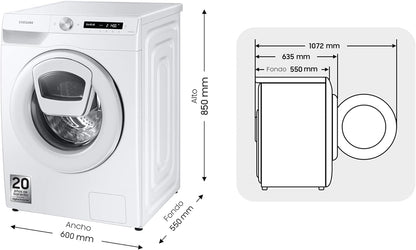 Lave Linge Frontal WW80T554DTWS3