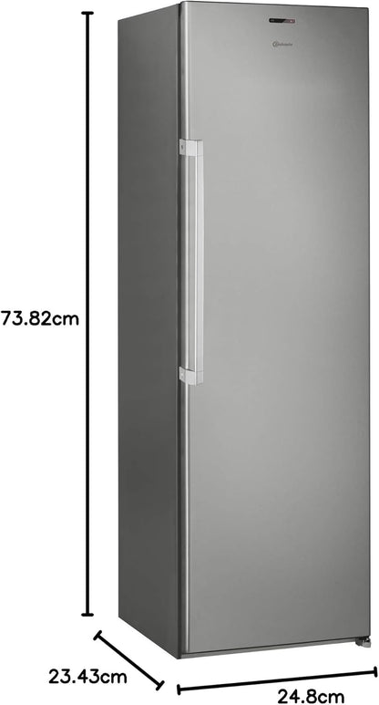 Bauknecht KR 19G4 in 2 Réfrigérateurs/187,5 Cm De Hauteur/364 L Capacité Utile Totale/Pro Fresh/Hygiène+ Filtre/Fonction Super Refroidissement/Valve Easy Open, Optic Inox