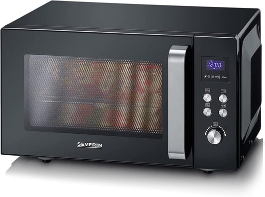 Micro-Ondes 2-En-1, Jusqu'À 1 000 W, Avec Fonction Gril, Fond Plat Céramique, Double Hauteur De Cuisson, Fonction Be-Silent, MW7763