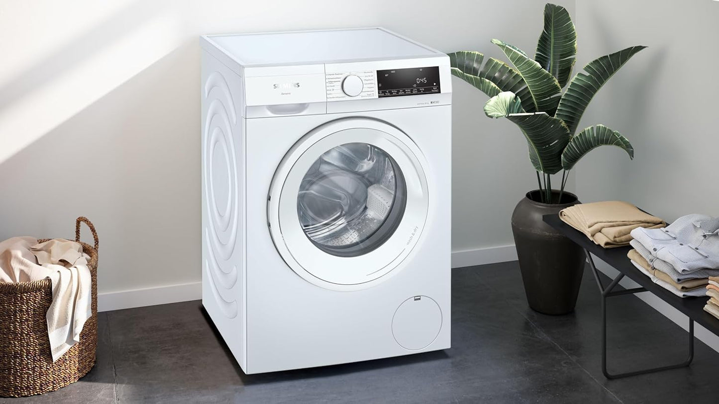 WN34A141 Iq300 Lave-Linge Séchant À Chargement Frontal Avec Capacité De 9/5 Kg, 1400 Tr/Min, Autodry, Speedpack L, Iqdrive, Aquastop, Blanc, 60 Cm