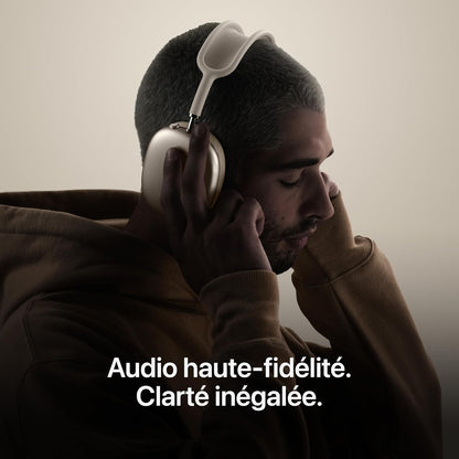 Airpods Max 2, Casque Circum-Auriculaire Sans Fil, Réduction Active Du Bruit, Audio Adaptatif, Audio Spatial Personnalisé, Traduction En Direct, Casque Bluetooth Pour Iphone - Minuit