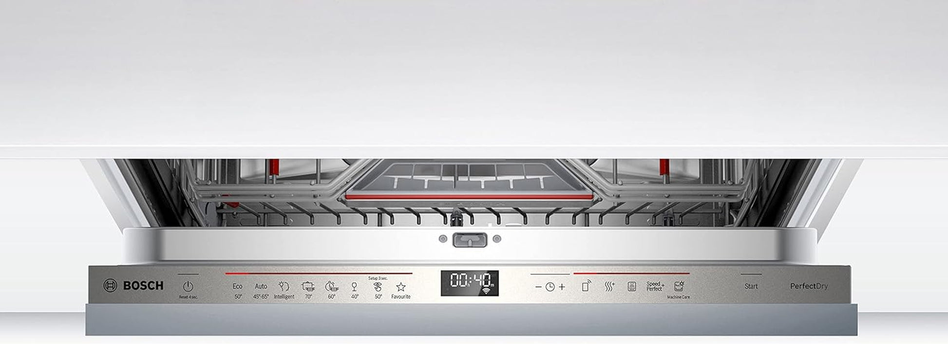 SMH6TCX01E Lave-Vaisselle Entièrement Intégré Série 6 Lave-Vaisselle Encastrable Avec Tiroir À Couverts Home Connect, Perfectdry, Rackmatic, Programme Intelligent 60 Cm