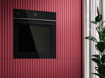 AEG Four Wifi Encastrable Série 7 Tft-Fulltouch Avec Assistant De Cuisson, Fabriqué En Allemagne, Auto-Nettoyage À Pyrolyse, Capteur De Température Centrale : Pour Une Cuisson Précise, 1 Extension