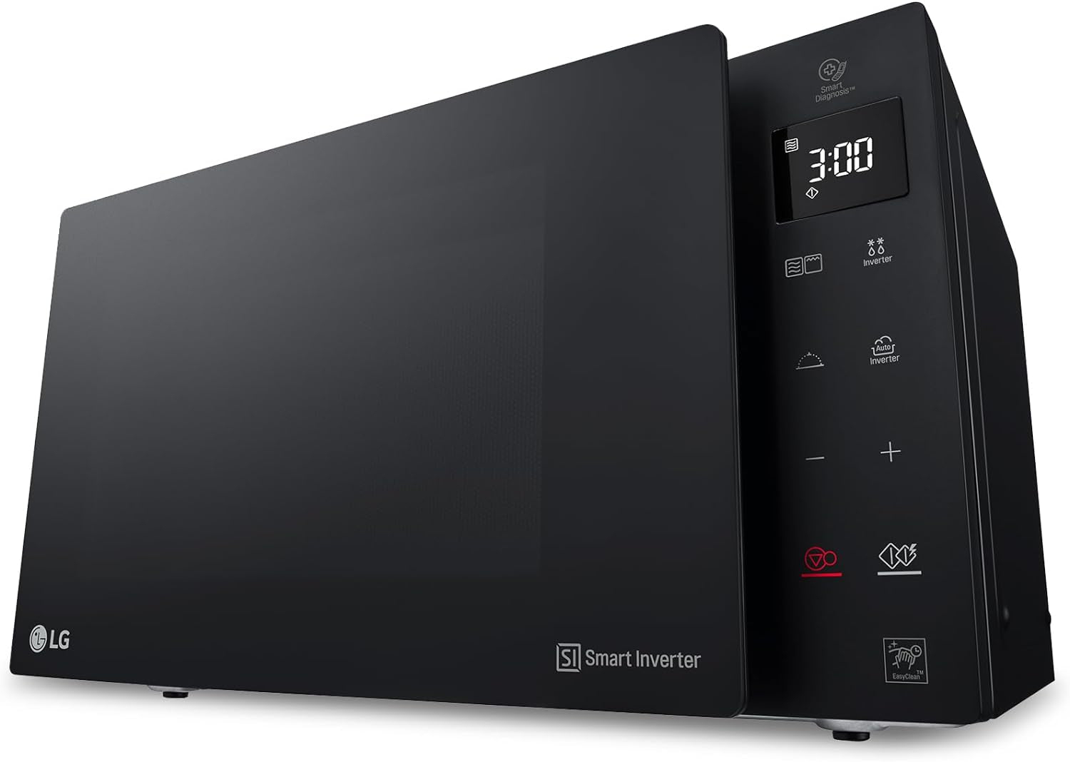 MH6535GDS Comptoir De Cuisine Four À Micro-Ondes Smart Inverter Avec Gril À Quartz, 25 L, 1000 W, Programmes Automatiques, Niveaux De Puissance Réglables, Cuisson À Vapeur, Noir
