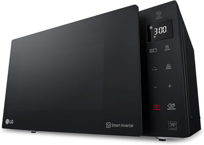 MH6535GDS Comptoir De Cuisine Four À Micro-Ondes Smart Inverter Avec Gril À Quartz, 25 L, 1000 W, Programmes Automatiques, Niveaux De Puissance Réglables, Cuisson À Vapeur, Noir
