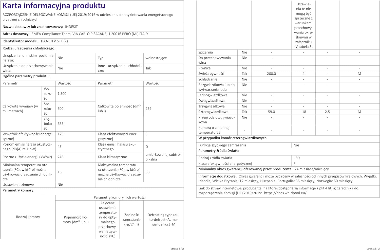 Indesit TIAA 10 V SI Autonome 251L A+ Acier Inoxydable - Réfrigérateurs-Congélateurs (251 L, N-ST, 2 Kg/24H, A+, Nouvelle Zone Compartiment, Acier Inoxydable)