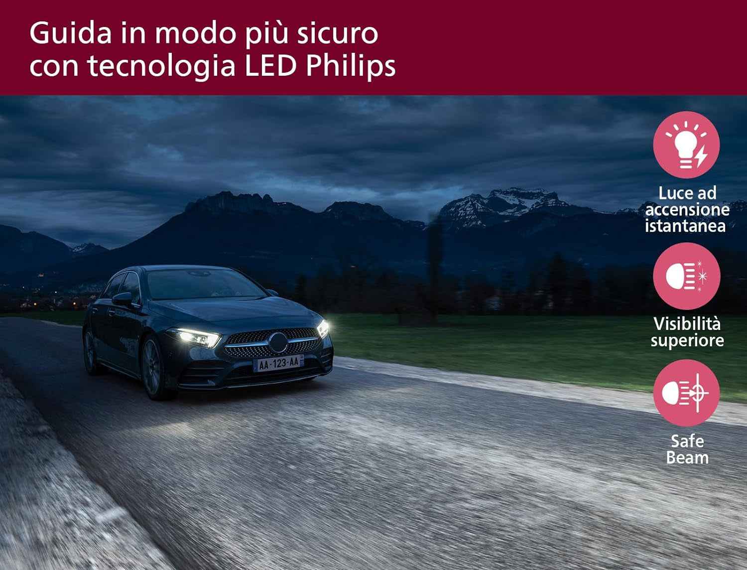 Ultinon Access LED Ampoule De Phare Automobile (Fog H8/H11/H16), Ultra-Compact Direct-Fit, +80%, 6.000K, Set De 2