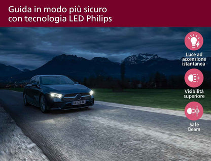 Ultinon Access LED Ampoule De Phare Automobile (Fog H8/H11/H16), Ultra-Compact Direct-Fit, +80%, 6.000K, Set De 2