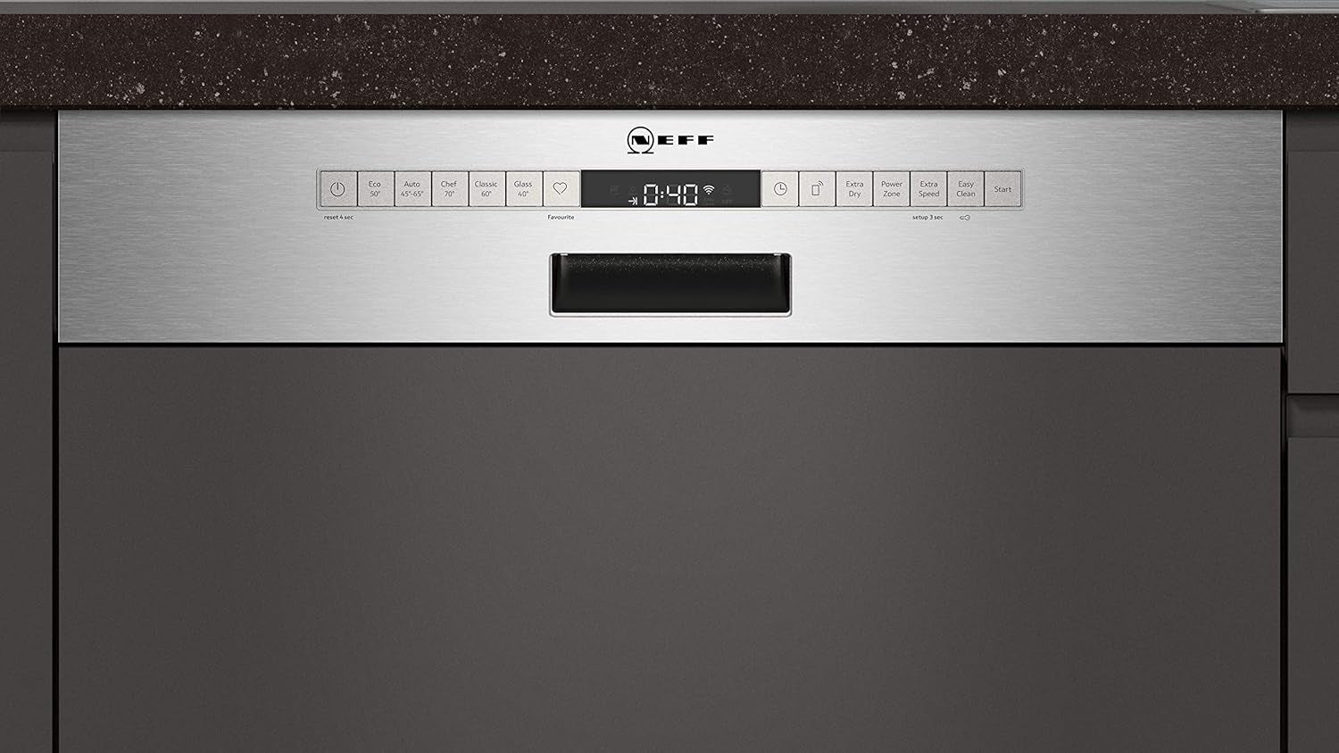 Neff S245HAS29E Lave-Vaisselle Semi-Intégré 13 Couverts D