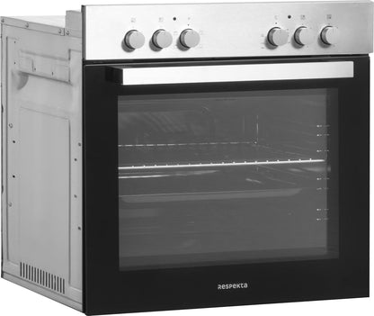Respekta Set Cuisinière Four Et Plaque De Cuisson/Four Encastrable De 66 L Avec Plaque Vitrocéramique/Classe D'Efficacité Énergétique a / HS2000-33/2 Pièces