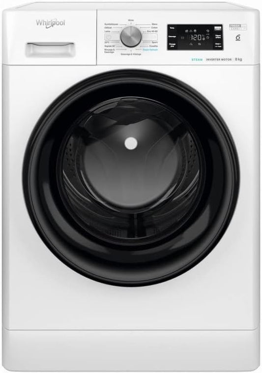 Whirlpool Lave-Linge 10 Kg FFB10469SVFR, Blanc