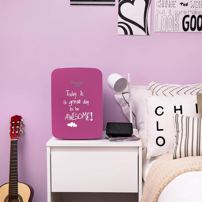 Cooluli Mini Réfrigérateur 15 L Pour Chambre À Coucher, Voiture, Bureau Et Dortoir Universitaire – Refroidisseur Portable Et Réchauffeur 12 V Pour Nourriture, Boissons, Soins De La Peau, Beauté Et