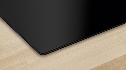 Bosch PUE611BB5E Série 4 - Plaque Induction, Touch Select | 60 Cm, Noir, 4 Foyers, Timer Avec Fonction Arrêt, 17 Niveaux De Réglage De La Puissance