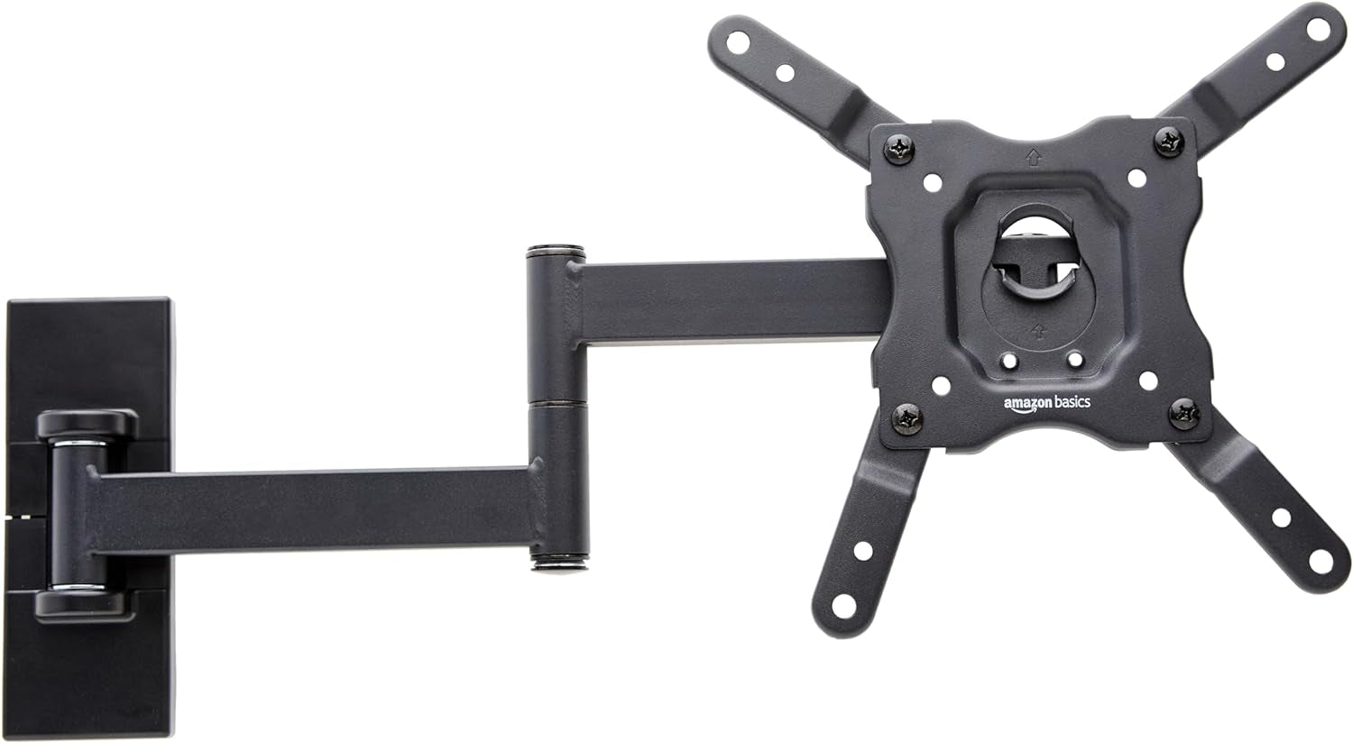 Support Mural Pour Téléviseur, Mouvement Complet, Pivotant Et Inclinable, Pour Téléviseurs Ou Écrans Plats Et Incurvés 12 À 40 Pouces Jusqu’À 36Kg, Support TV, VESA Max. 200X200Mm, Noir
