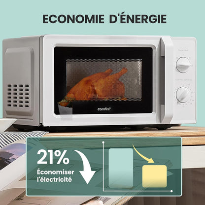 ' Micro-Ondes Onduleur CMO-MP012OC(WH), 700W De Puissance, 5 Niveaux De Puissance, Décongélation, Minuterie De 30 Minutes, 19L, Blanc