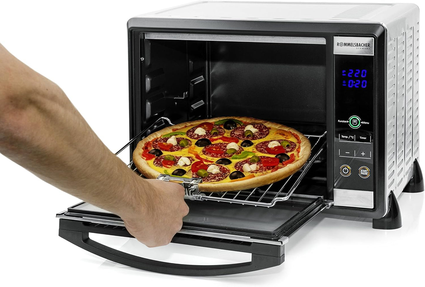 Rommelsbacher Mini Four BG 950 Speedy 30 L Acier Inoxydable