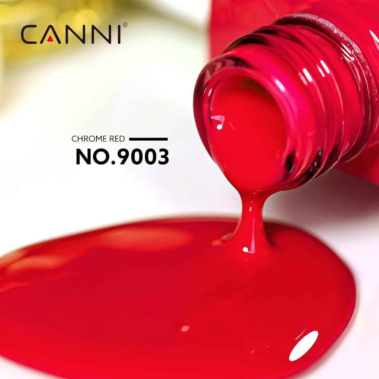 Vernis À Ongles UV Gel Semi Permanent 9Ml | Rouge Chromé Red Longue Tenue Soak off Gel Nail Polish DIY Manucure Nail Art Naturel French