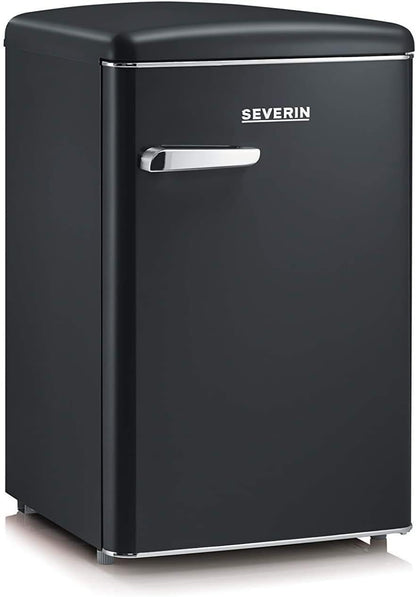 Réfrigérateur Congélateur, Pose Libre, Longueur 55 Cm, 108L, Classe D, 110 Kwh/An, 37 Db, Look Rétro, Noir Mat, RKS 8832
