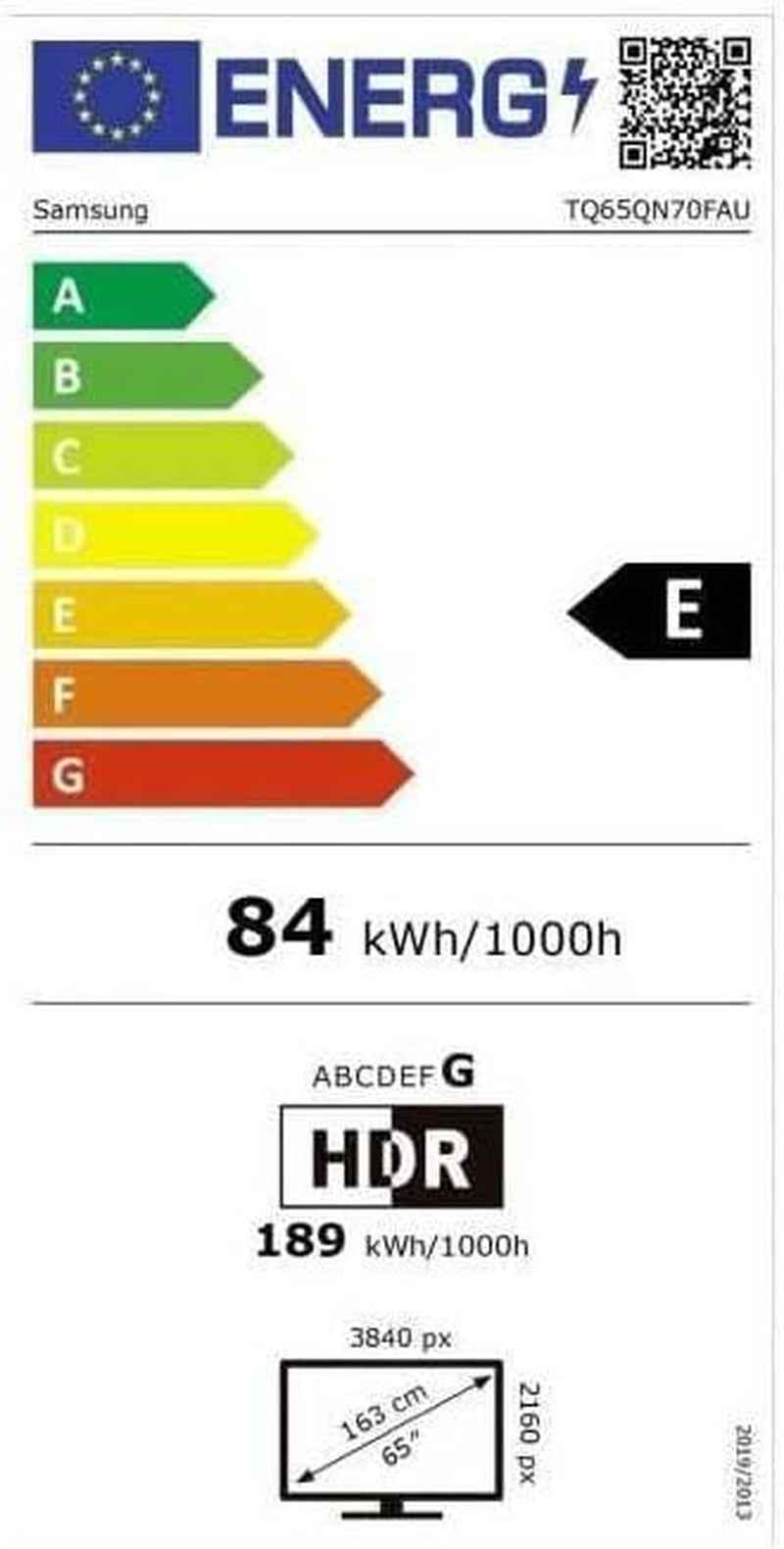 TV AI Neo QLED 65" QN70F 2025, 4K