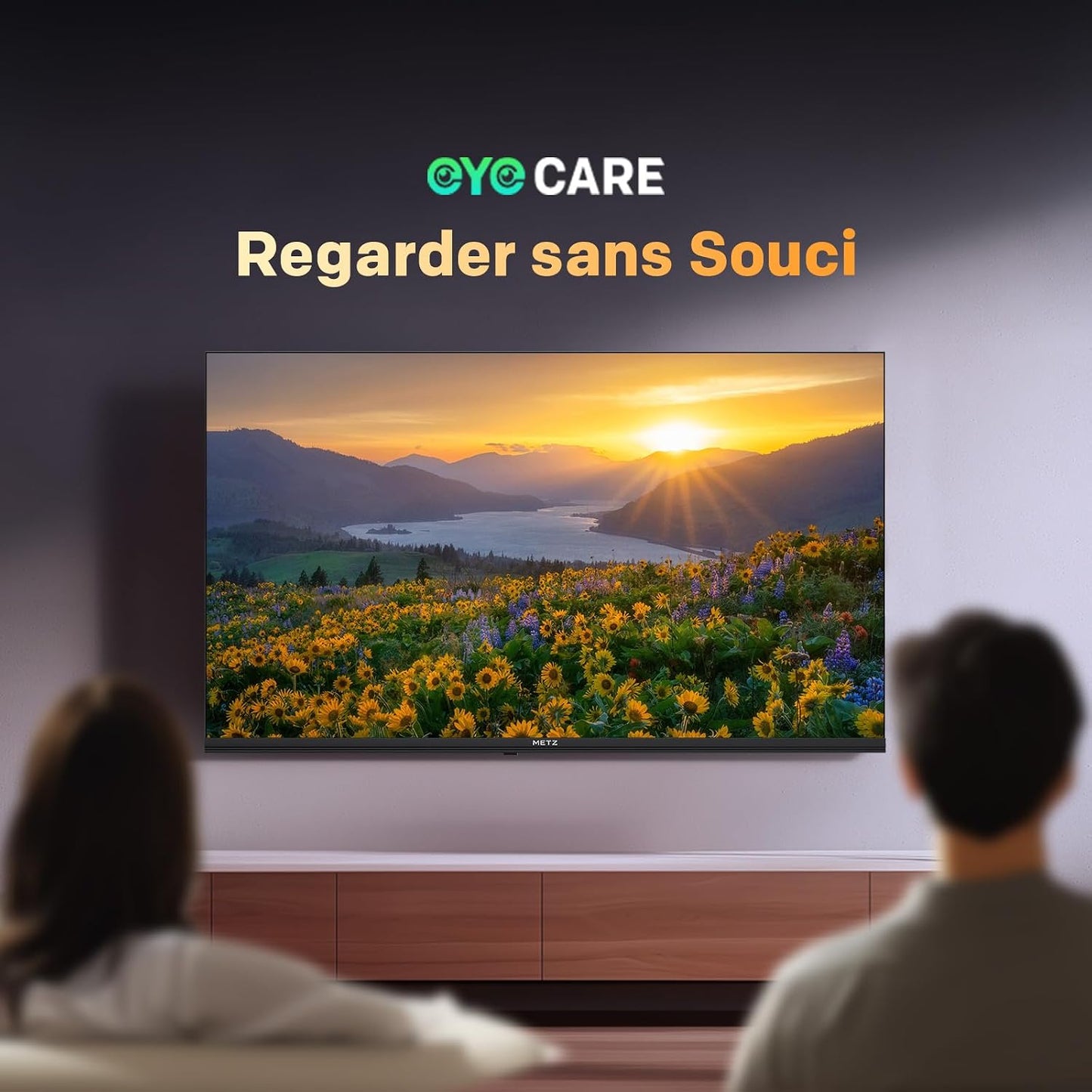 40 Pouces (100 Cm) Smart TV FHD Google Television LED, Gen 6 QLED +, HDR 10 Dolby Audio Bluetooth 5,1 Eyecare Tuner DVB-T/T2/C/S/S2 CI+, 1.5GB RAM Amélioration (40MQH7000Y, 2026 Nouveau Modèle)