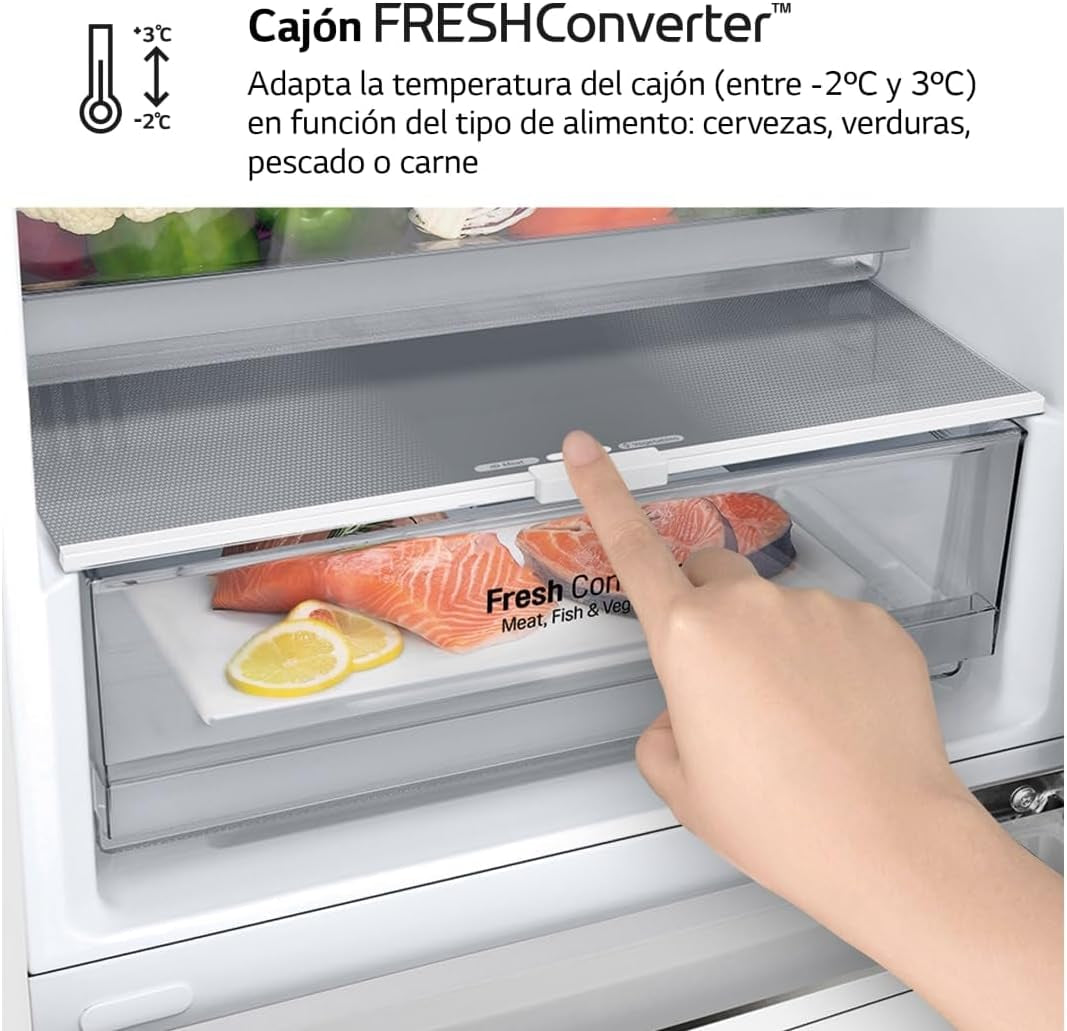 GBB61SWGCN1 Kühl-Gefrierkombination, 60Cm Breit, 341L, Nofrost, 0-Grad-Fach, Multi-Airflow, Schnellkühlen, Schnelefrieren, Weiß