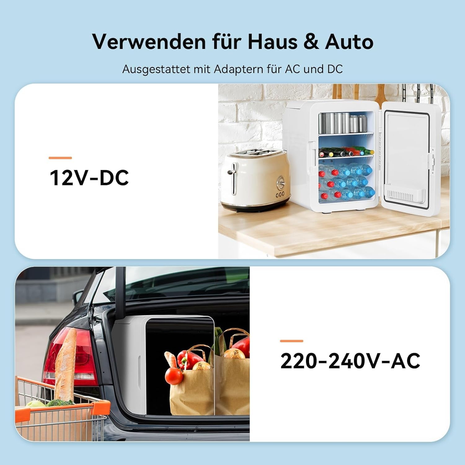 YOURLITE Mini Frigo De Chambre 2 En 1 10 Litres Avec Miroir, Refroidissement Et Chauffage Mini Réfrigérateur Portable AC/DC Convient Pour Conserver Les Aliments, Adapté Pour Chambre À Coucher, Bureau