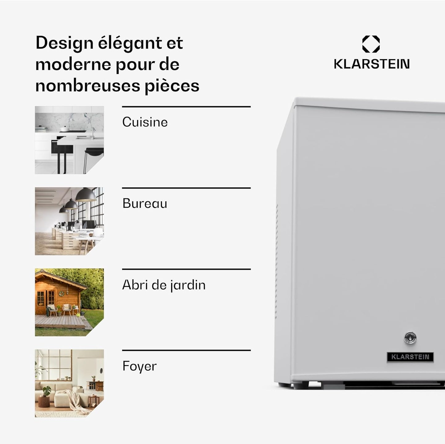 Mini Frigo Et Congelateur De Chambre De 44L, Snacks, Boissons, Petit Frigo Top Silencieux, Mini Bar, Petit Réfrigérateur Camping, Mini Frigo Cosmetique, Refrigerateur Avec Étagères Réglables
