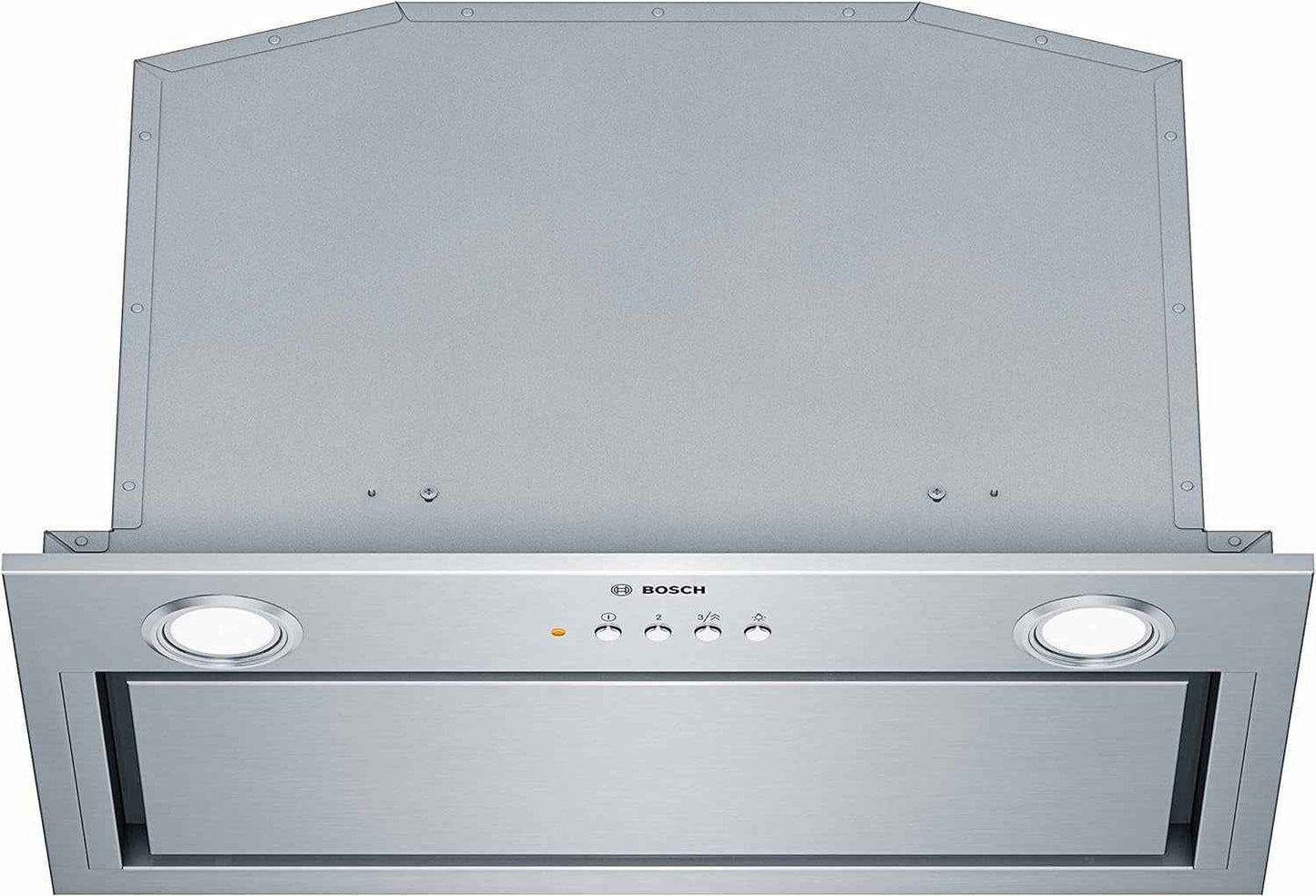 Bosch DHL575C - Groupe Filtrant - Série 6 - 4 Vitesses D'Aspiration Dont 1 Intensive - Eclairage LED - 252 W - 52 Cm - Inox