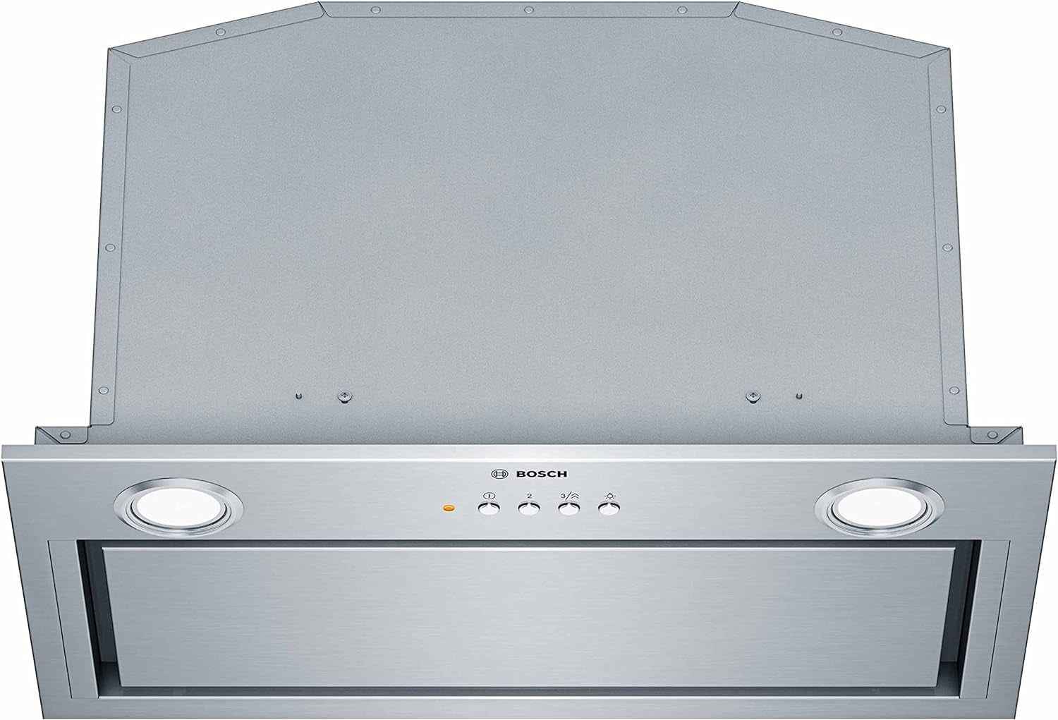 Bosch DHL575C - Groupe Filtrant - Série 6 - 4 Vitesses D'Aspiration Dont 1 Intensive - Eclairage LED - 252 W - 52 Cm - Inox