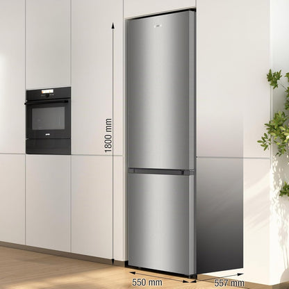 RK4182PS4 Réfrigérateur-Congélateur Autoportante 269 L E Argent