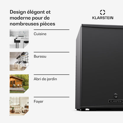 Mini Frigo Et Congelateur De Chambre De 44L, Snacks, Boissons, Petit Frigo Top Silencieux, Mini Bar, Petit Réfrigérateur Camping, Mini Frigo Cosmetique, Refrigerateur Avec Étagères Réglables