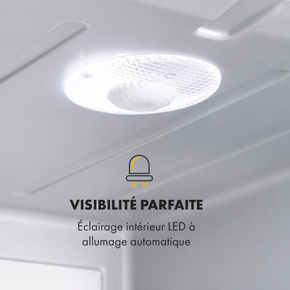 Petit Frigo De Chambre De 40L Pour Snacks Et Boissons, Frigo Top Silencieux, Mini Bar, Réfrigérateur Camping, Frigo Cosmetique, Refrigerateur Avec Étagères Réglables, 5-15°C
