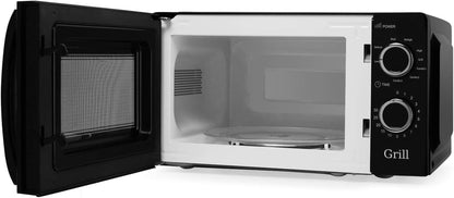 MIG 2131 - Four À Micro-Ondes Avec Grill, 20 L De Capacité, 5 Niveaux De Fonctionnement Et 3 Fonctions Combinées, Minuterie Jusqu’À 30 Min, 700 À 900 W, Noir