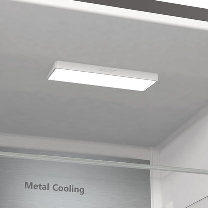 Hisense RB470N4CIC Réfrigérateur Combiné - Nofrostplus, Multiflow 360°, Crispzone, Adapttech, Fastfreeze, Écran LED, Réfrigérateur 255L, Congélateur 106L, 35 Db, 169 Kwh/An, Argent