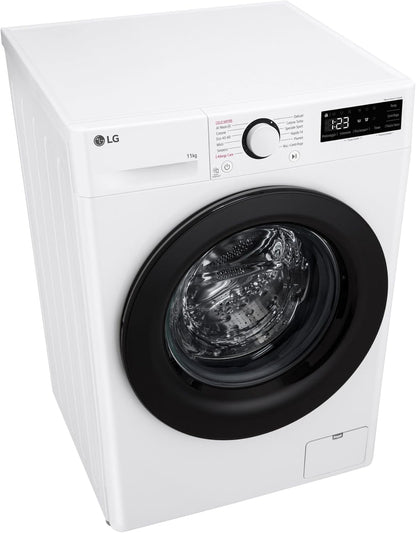 AI DD F4R3011NSWB Machine À Laver Classe a -10%, Charge Avant Série R3, Machine À Laver 11Kg, 1400 Tours, Aiwash, Lavage À La Vapeur, Moteur Direct Drive, Smart Diagnosis, Comptoir, Blanc