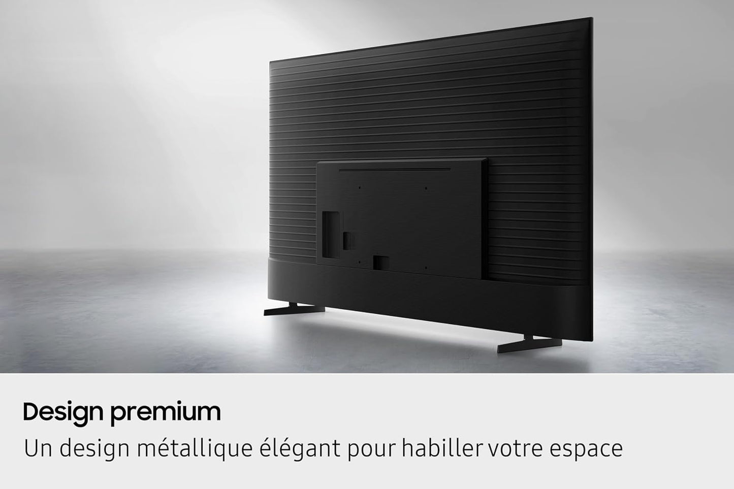 TV 85 Pouces Crystal UHD 85U8075F 4K Smart TV, Bluetooth, Wifi, Airplay, Crystal Processor 4K, HDR, Q-Symphony, Knox Security, Gaming Hub, Bixby, Applications Opérateurs Intégrées