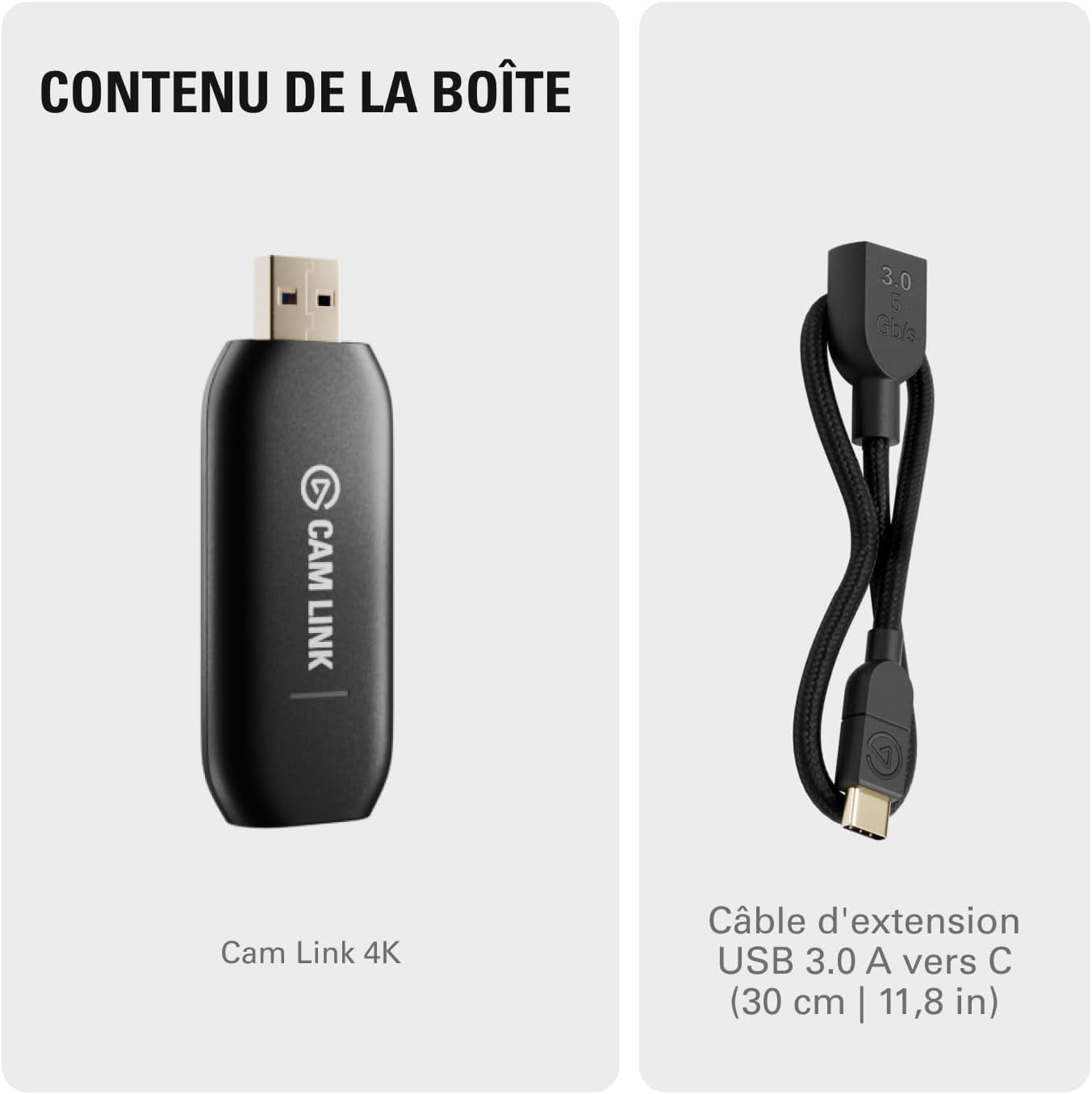 Cam Link 4K – Carte D'Acquisition Externe | Streaming Et Enregistrement 1080P60/4K30/4K60, Reflex/Caméscope, Visioconférence, OBS, Zoom, Teams, Pc/Mac