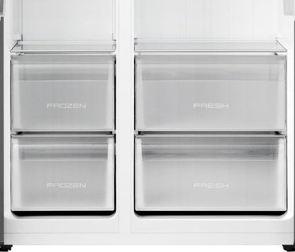 NRS917E41BX Réfrigérateur-Congélateur Autonome 544L 39 Db Classe D'Efficacité Énergétique : E/Nofrost Plus/Ecomodus/Multiflow 360°/Crispzone/Fastfreeze/(L X H X P) : 91,1 X 178,6 X 61,5 Cm