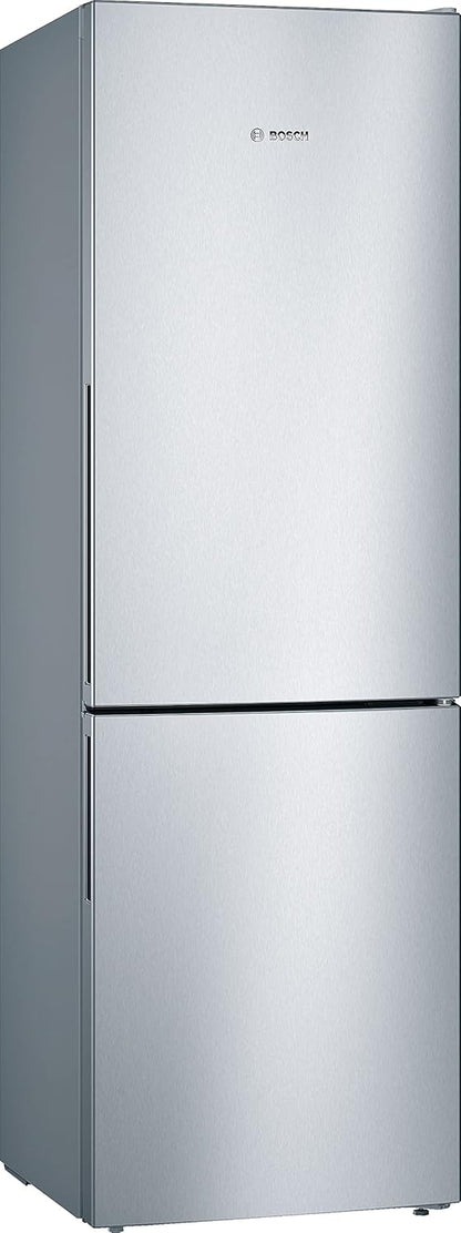KGV36VLEAS, Série 4, Réfrigérateur Congélateur, Pose Libre, 186 X 60 Cm, 214 L / 94 L, Inox