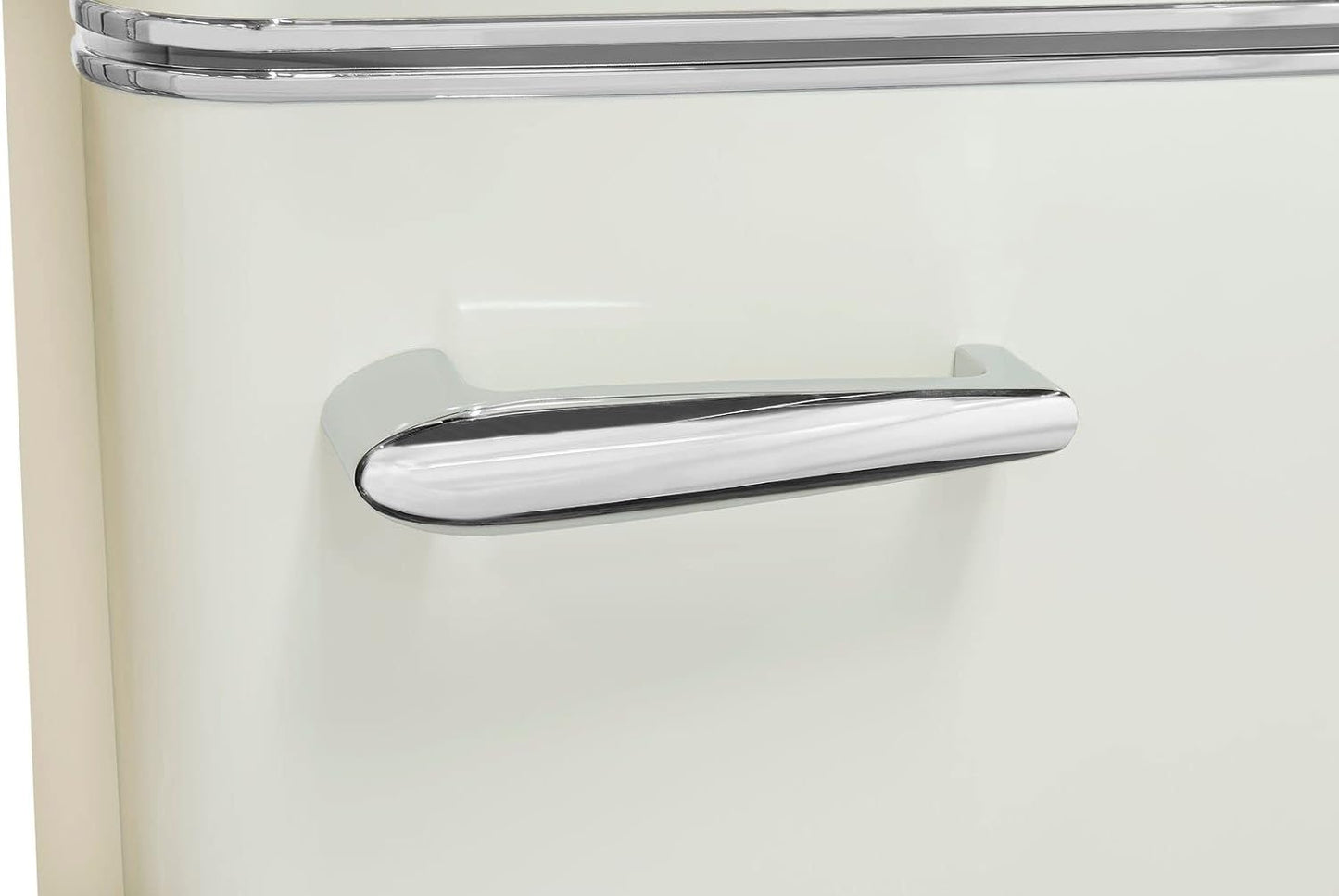 Exquisit RKGC270-45-H-160E Réfrigérateur Rétro Blanc Magnolia | Meuble Sur Pied | Volume 206 L | Blanc Magnolia