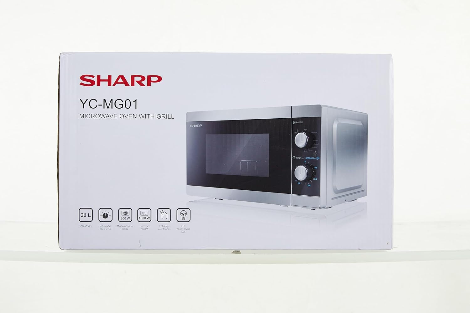 YC-MG01E-S Four Micro Ondes, Silver