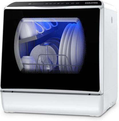 Lave-Vaisselle De Table, Mini Lave-Vaisselle Avec Comman Destactiles À LED, 45CM, 6 Programmes, Lavage Des Fruits, Soins Pour Bébés