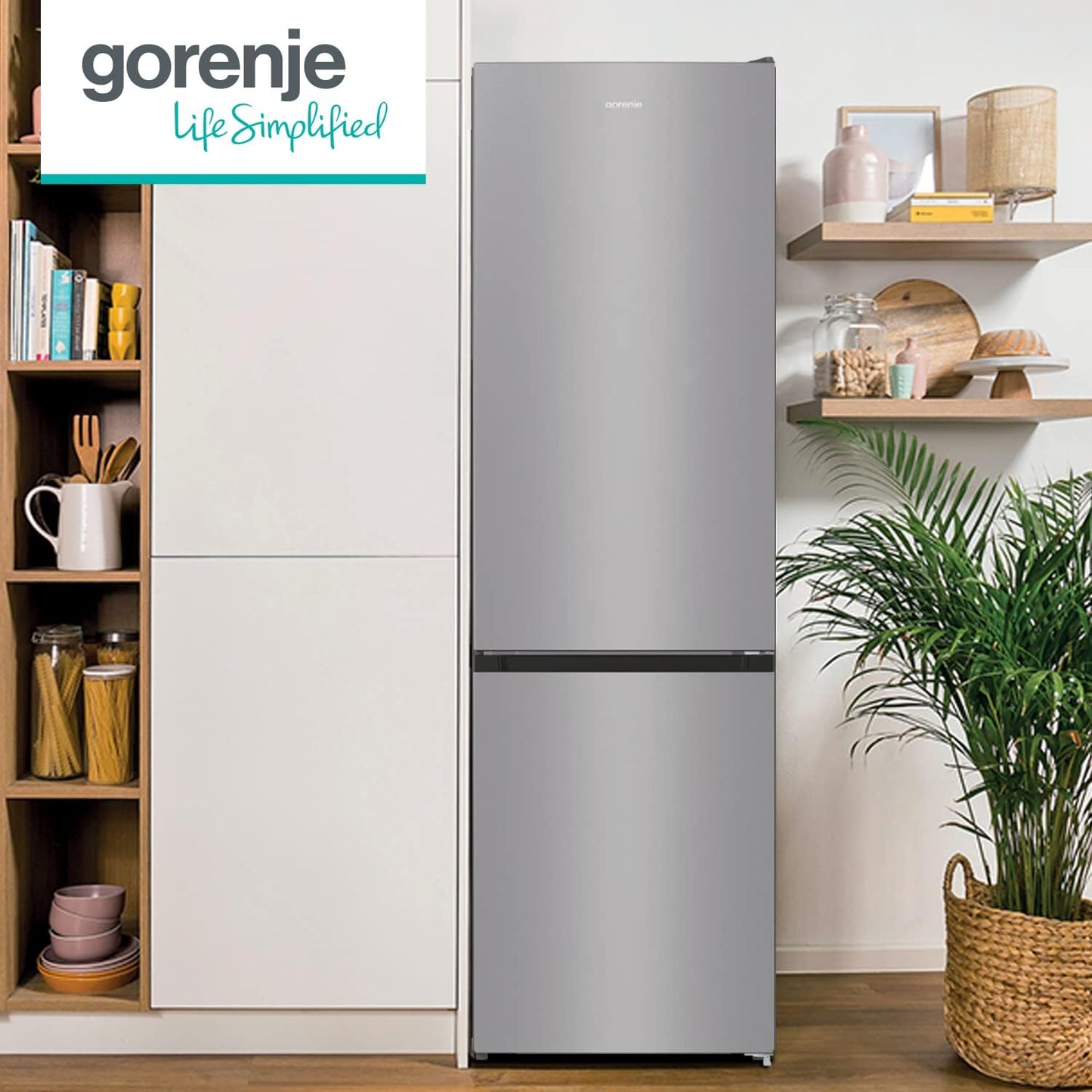 NRK6202ES4 Réfrigérateur-Congélateur Autoportante 331 L E Gris