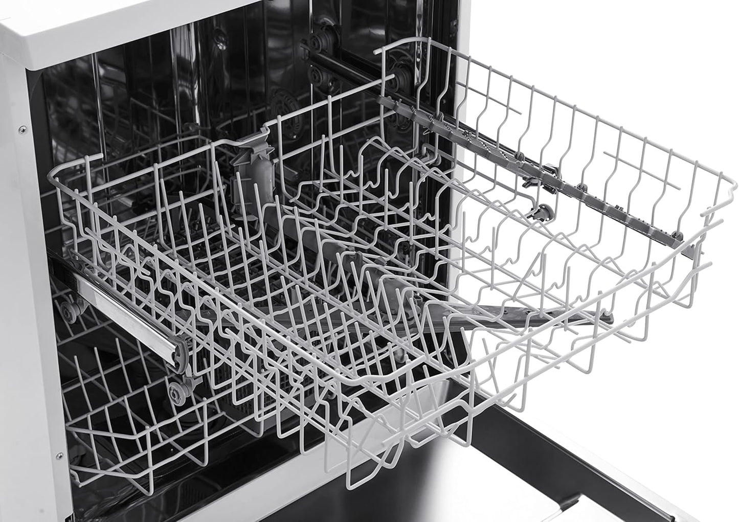 Respekta Lave-Vaisselle Autonome 60 Cm Blanc / Lave-Vaisselle Avec Panier À Couverts Flexible / 5 Programmes / Départ Différé / 12 Couverts / GSPS60V / Silencieux 52 Db