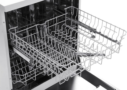Respekta Lave-Vaisselle Autonome 60 Cm Blanc / Lave-Vaisselle Avec Panier À Couverts Flexible / 5 Programmes / Départ Différé / 12 Couverts / GSPS60V / Silencieux 52 Db