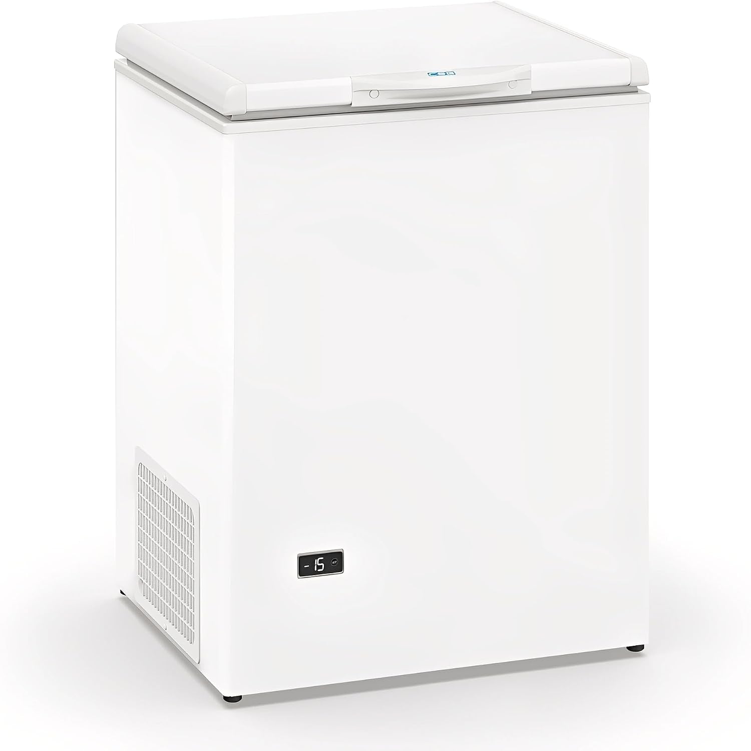 MBH - Congélateur Coffre Industriel 88 L Avec Couvercle Abattant, Thermostat Réglable, Serrure Et Isolation Efficace Pour Cuisine, Bar Et Restauration (600X530X835 Mm)